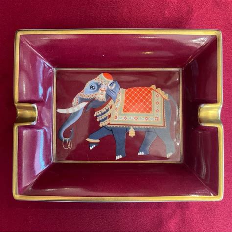 cendrier hermes elephant|cendrier hermes vide poche elephant en porcelaine .